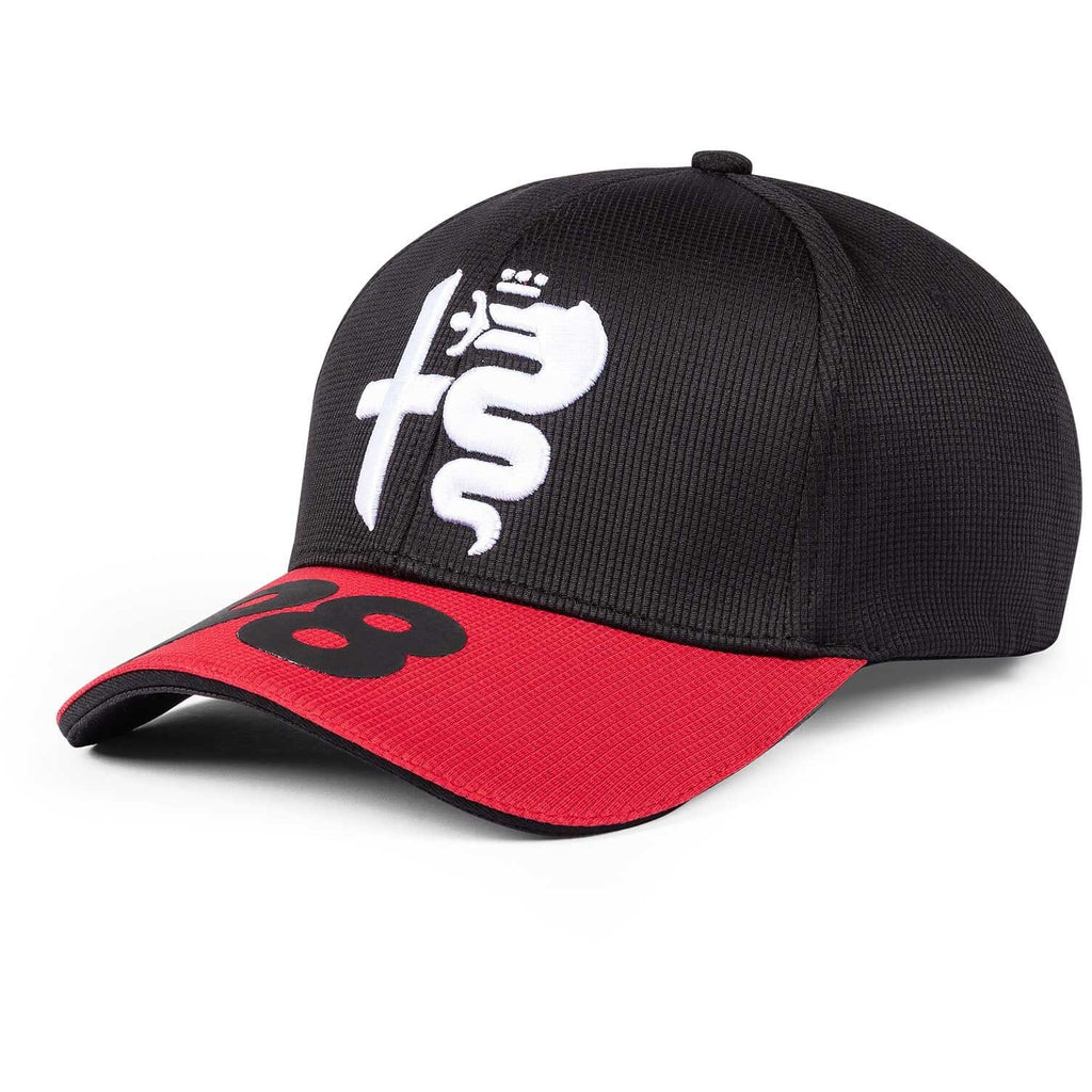 Alfa Romeo Racing F1 2023 Theo Pourchaire #98 Team Baseball Hat- Black Hats Pale Violet Red