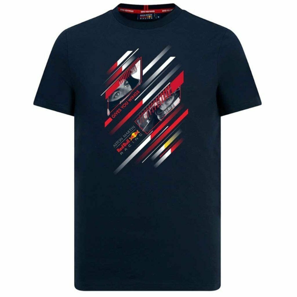 Red Bull Racing F1 Men's Accelerate T-Shirt Blue T-shirts Black