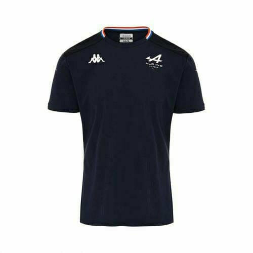 Alpine Racing F1 Men's Fanwear T-Shirt - White/Blue T-shirts Black