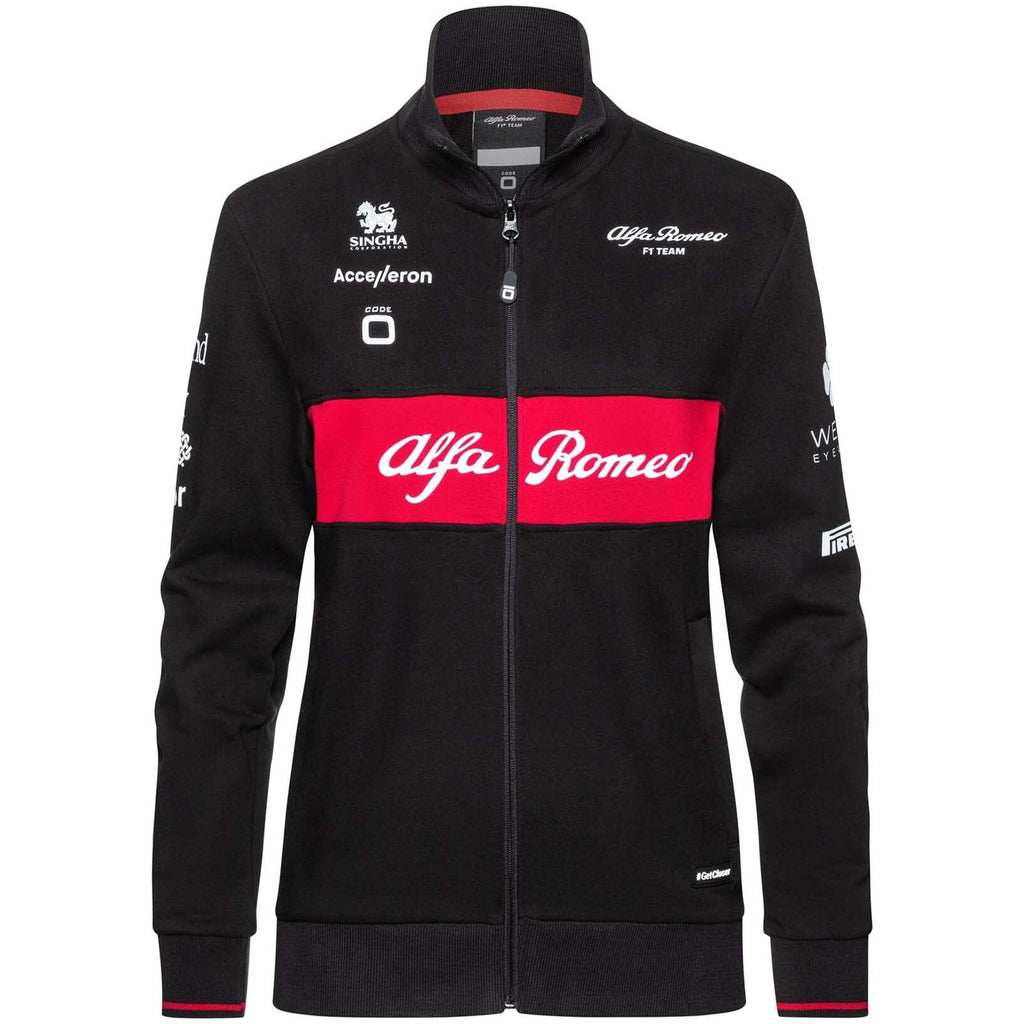 Alfa Romeo Racing F1 2023 Women's Team Full Zip Sweatshirt - Black Sweatshirt Alfa Romeo 