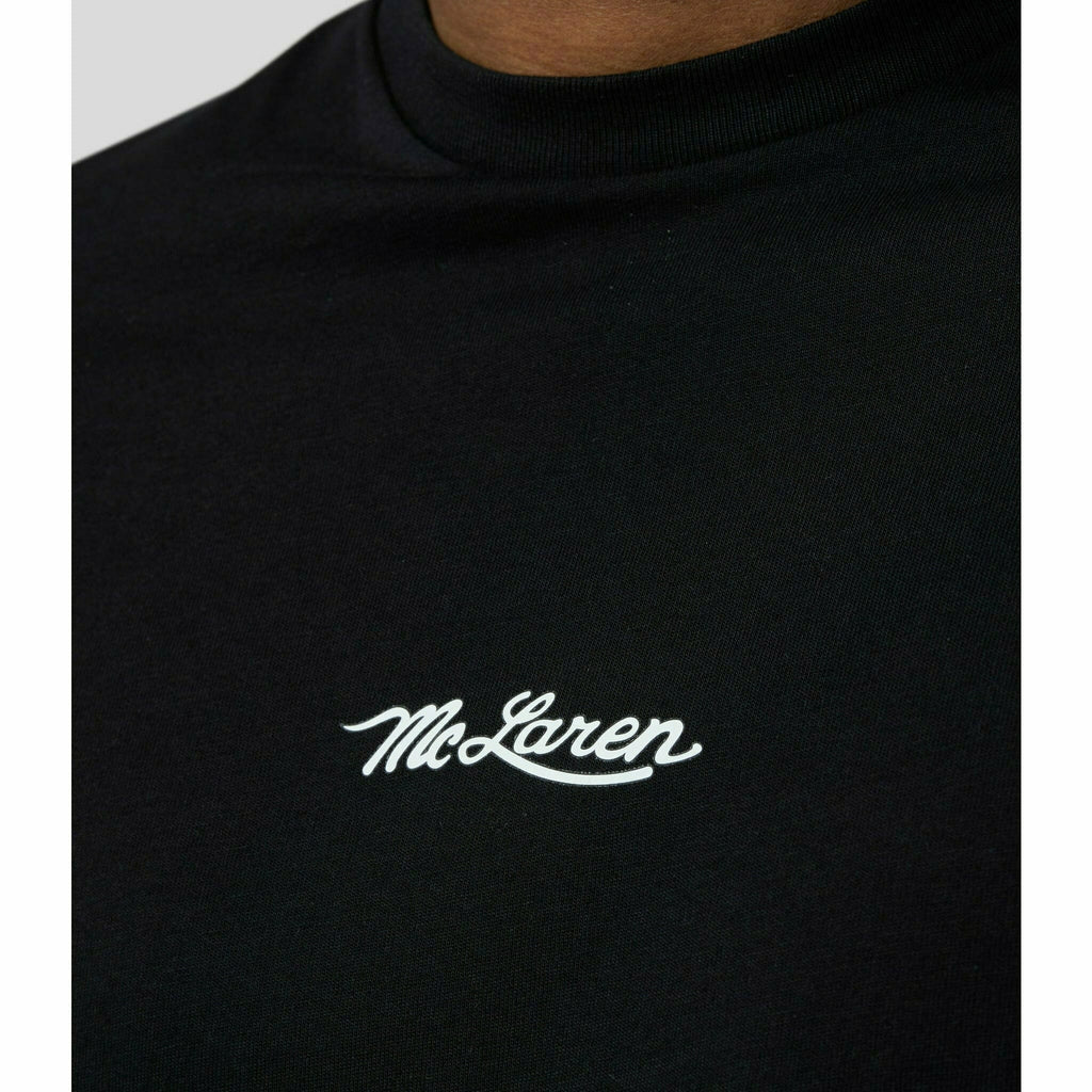 McLaren F1 Special Edition Monaco GP Men's Daniel Ricciardo's #3 Driver T-Shirt - Black/Blue/Orange T-shirts Black