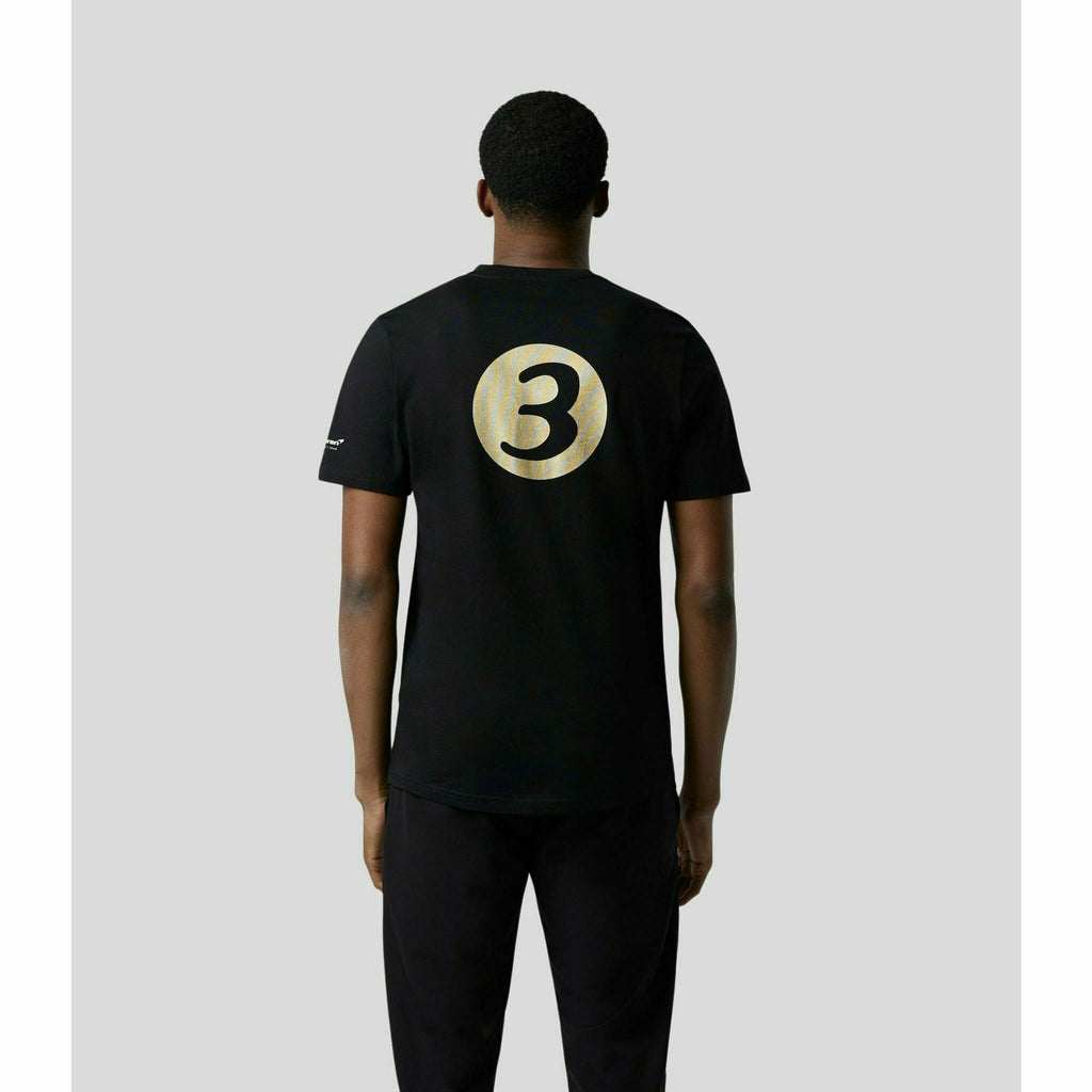 McLaren F1 Special Edition Monaco GP Men's Daniel Ricciardo's #3 Driver T-Shirt - Black/Blue/Orange T-shirts Black