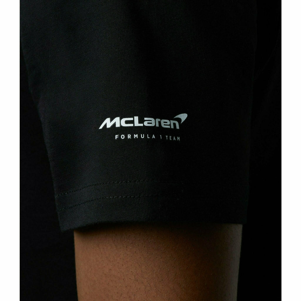 McLaren F1 Special Edition Monaco GP Men's Daniel Ricciardo's #3 Driver T-Shirt - Black/Blue/Orange T-shirts Black
