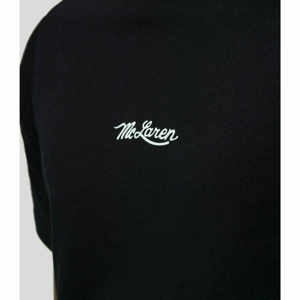 McLaren F1 Special Edition Monaco GP Men's Lando Norris #4 Driver T-Shirt - Black/Blue/Orange T-shirts Black