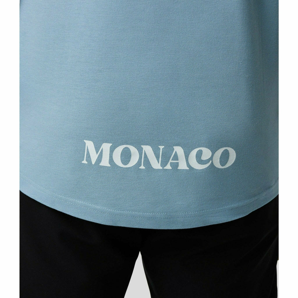 McLaren F1 Special Edition Monaco GP Men's Polo Shirt - Black/Blue Polos Light Slate Gray