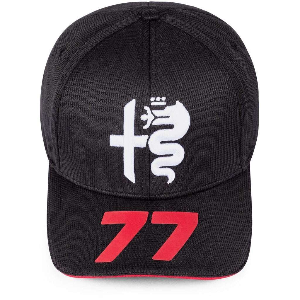Alfa Romeo Racing F1 2023 Valtteri Bottas #77 Team Hat - Black Hats Dark Slate Gray