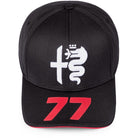 Alfa Romeo Racing F1 2023 Valtteri Bottas #77 Team Hat - Black Hats Dark Slate Gray