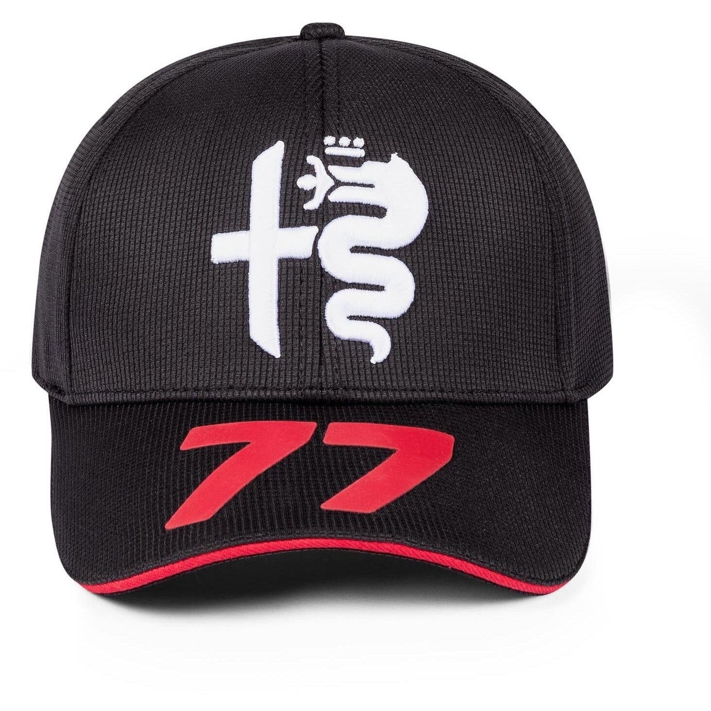 Alfa Romeo Racing F1 2023 Valtteri Bottas #77 Team Hat - Black Hats Dark Slate Gray