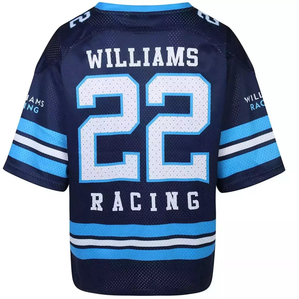 Williams Racing F1 2022 Limited Edition Football Jersey T-shirt Dark Slate Gray