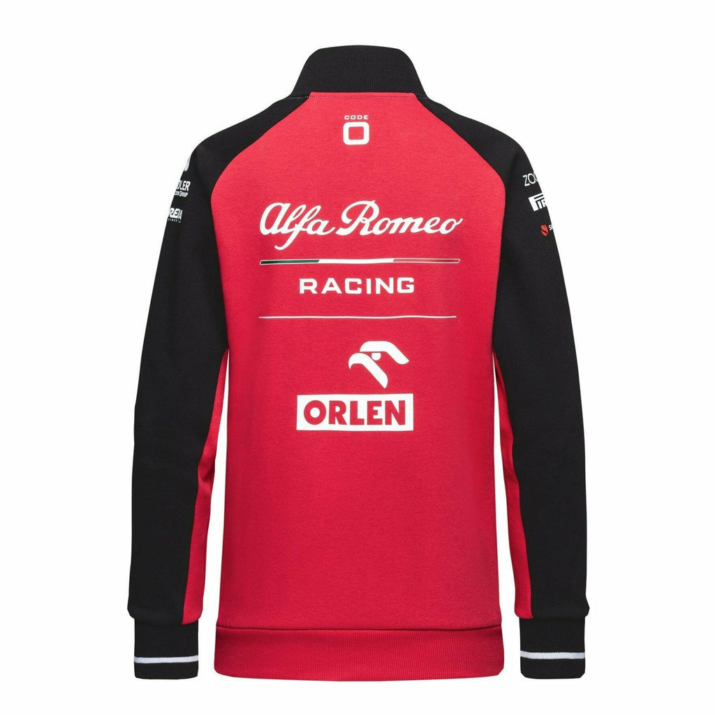 Alfa Romeo Racing F1 2021 Women's Team Sweatshirt - Red Sweatshirt Black
