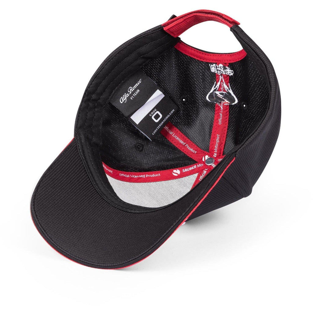 Alfa Romeo Racing F1 2023 Guanyu Zhou #24 Team Baseball Hat- Black Hats Light Pink