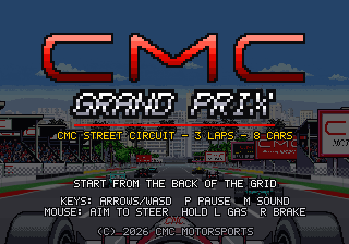 CMC Grand Prix game screen